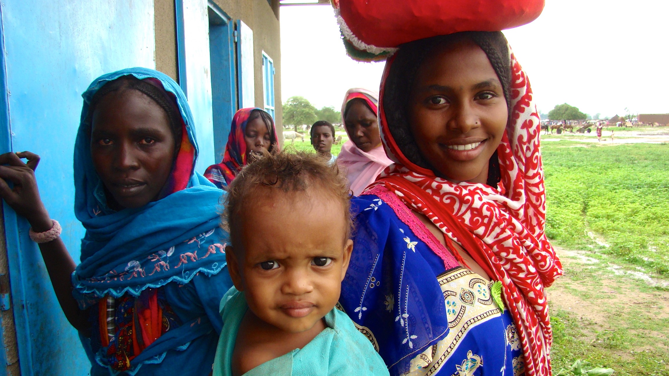African women and baby
